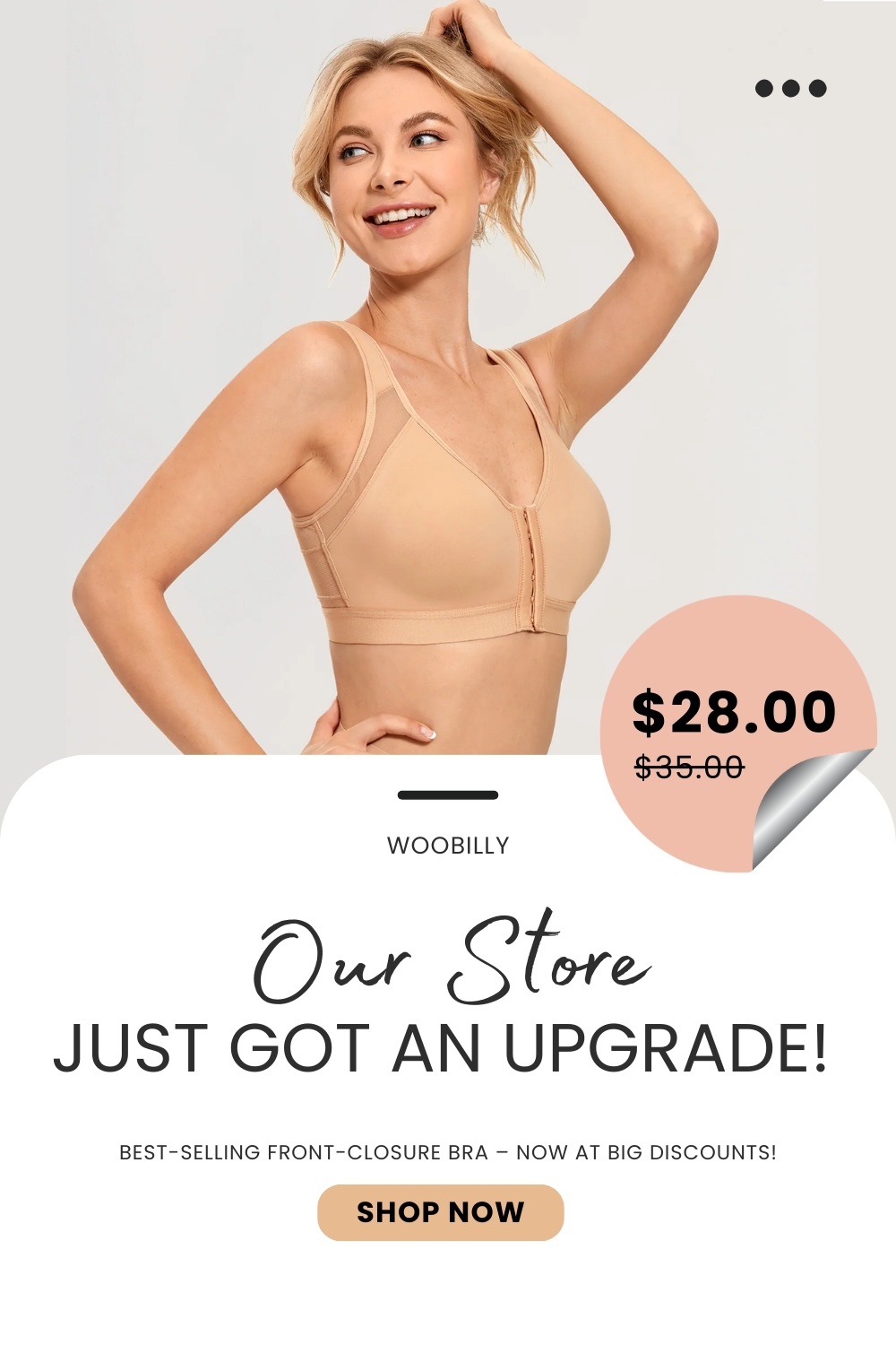 Our Store Just Got an Upgrade! Best-Selling Front-Closure Bra – Now at Big Discounts!