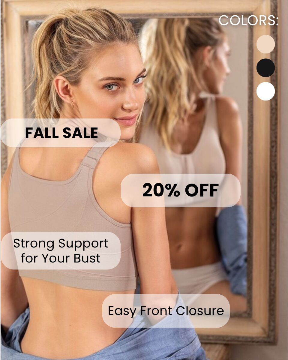 20% Off - Front Closure Bras are on Fall Sale!